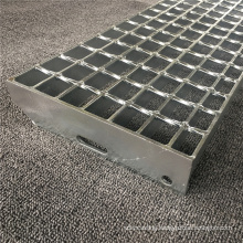 Hot Dip Galvanization Treated Mild Steel Step Steel Grating for Platform Stairs